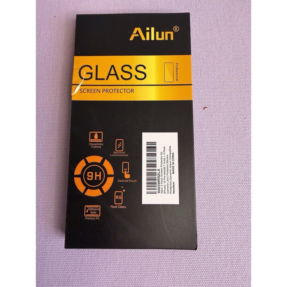Ailun 9H Tempered Glass Screen Protector – High Clarity & Scratch Resistant